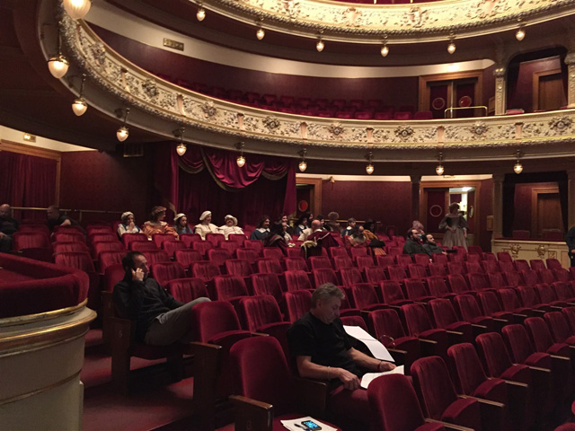 Francouzští filmaři ve Velkém divadle (foto: DJKT)