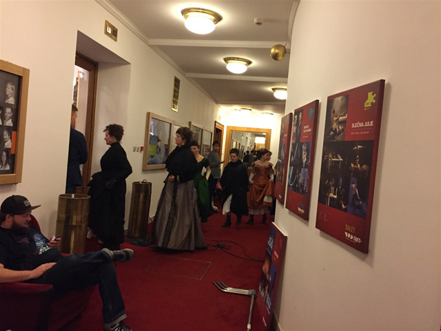 Francouzští filmaři ve Velkém divadle (foto: DJKT)