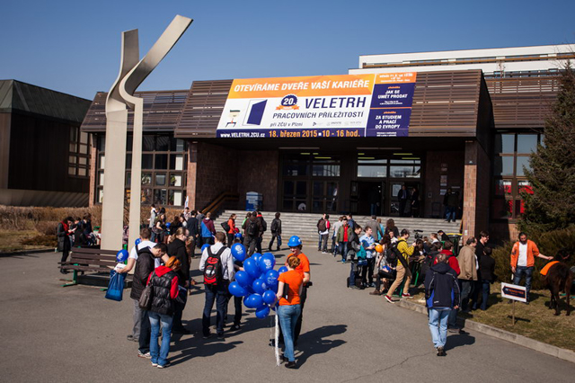 Veletrh pracovních příležitostí při ZČU (zdroj: https://www.veletrh.zcu.cz/cz/)