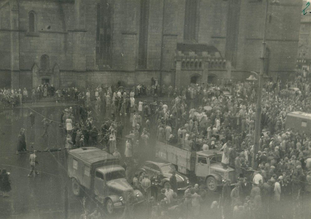 Protesty v Plzni proti měnové reformě v roce 1953