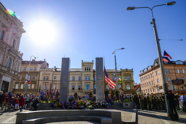 Památník Díky, Ameriko! v Plzni (foto: M. Pecuch)