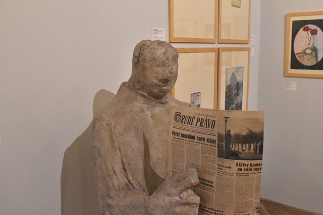 Vernisáž výstavy Anatomie skoku do prázdna (foto: A. Jarošová)