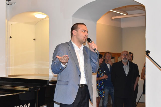 Vernisáž výstavy Anatomie skoku do prázdna (foto: A. Jarošová)