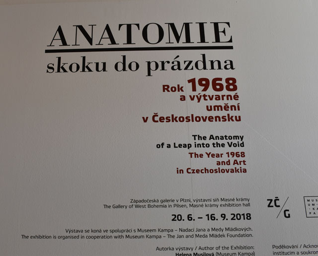 Vernisáž výstavy Anatomie skoku do prázdna (foto: A. Jarošová)