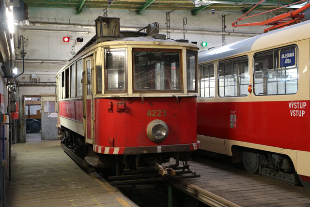 Historická tramvaj z roku 1929