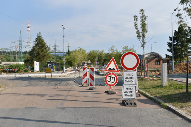 Oprava točky v Toužimské ulici (foto: A. Jarošová)