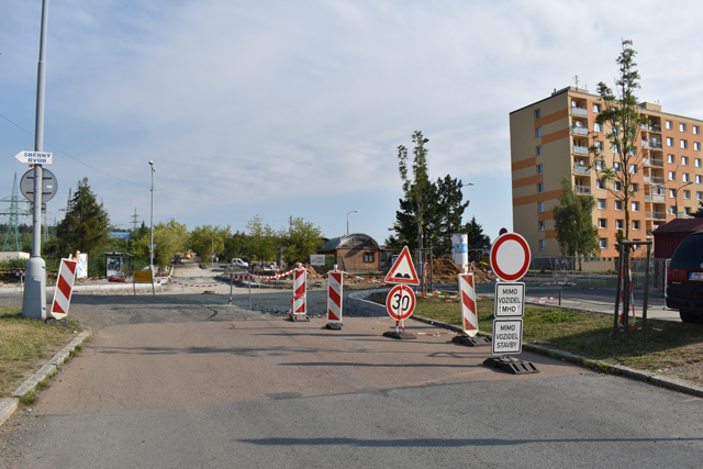 Oprava točky v Toužimské ulici (foto: A. Jarošová)