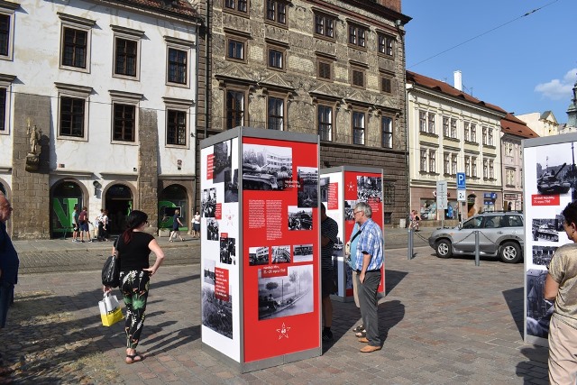 Výstava Okupace 68 Plzeň (fotografie: A. Jarošová)