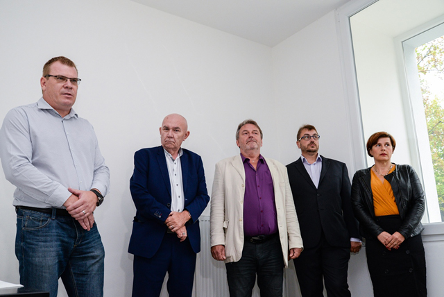 Tisková konference - Domy v Plachého ulici číslo 44, 46 a 48 (fotografie: M. Pecuch)