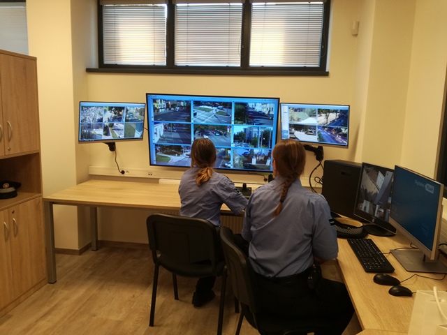 Nová služebna městské policie na Doubravce (fotografie: L. Jarolím)