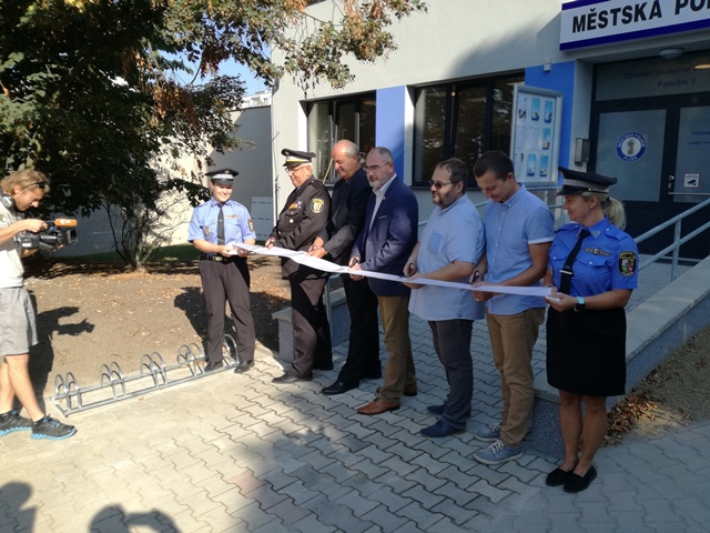 Nová služebna městské policie na Doubravce (fotografie: L. Jarolím)