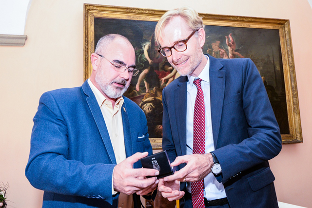 Přijetí dánského velvyslance (foto: M. Pecuch)
