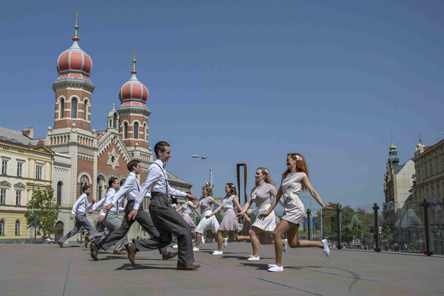Foto z natáčení klipu I Charleston