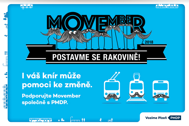 Vizuál Movember v PMDP