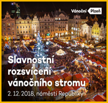 Advent v Plzni zahájí rozsvícení vánočního stromu