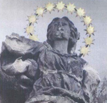 Město přispěje na zajištění a zpevnění sochy na průčelí kostela