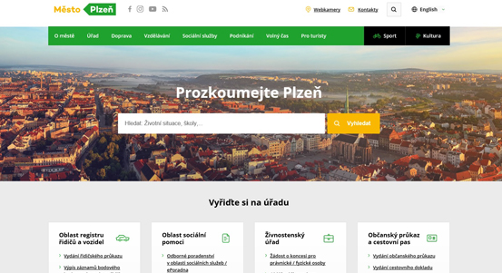 Plzeň má nový moderní web, je přehlednější, lépe se v něm orientuje