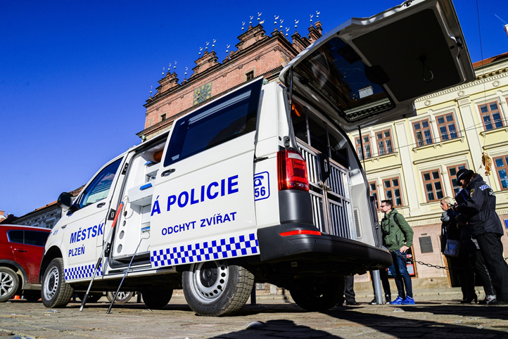 Odchytový vůz městské policie (ilustrační foto)