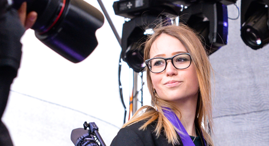 Držitelkou stipendia George S. Pattona je studentka Adéla Machová