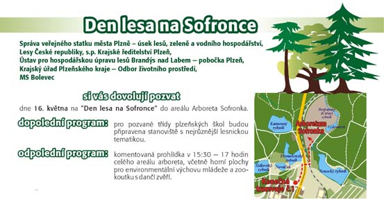 Sofronka zve na Den lesa a výstavku hub