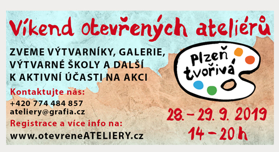 Zájemci se mohou hlásit do akce Víkend otevřených ateliérů