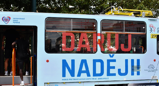 Fotbalisté Viktorky podpořili Nadaci pro transplantaci kostní dřeně