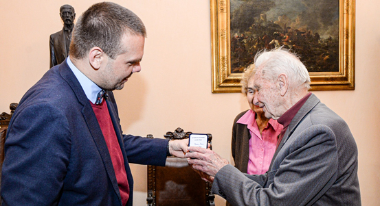 Karel Pexidr oslavil významné životní jubileum, popřál mu primátor města