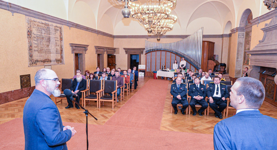 Město poděkovalo dobrovolným hasičům za celoroční práci