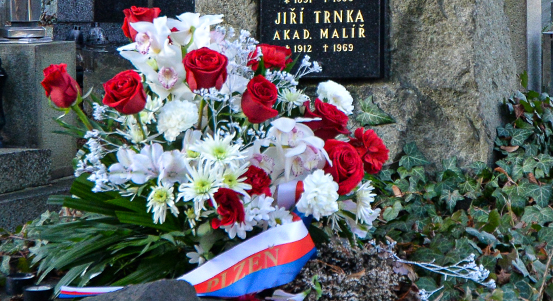 Město Plzeň připomnělo 50. výročí úmrtí Jiřího Trnky