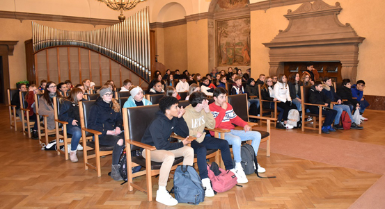 Skupina německých a francouzských studentů zavítala do Plzně