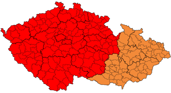 Orkán Sabine zaměstnává hasiče, lidé by měli být opatrní