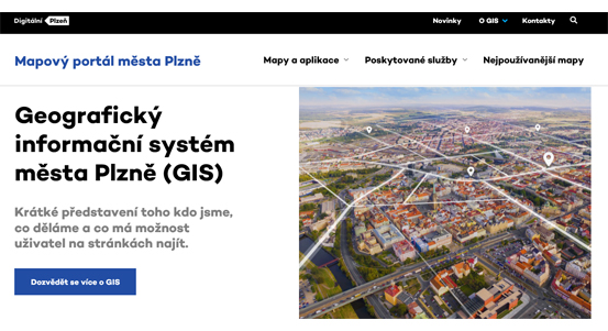 Mapový portál Plzně se dočkal vylepšení