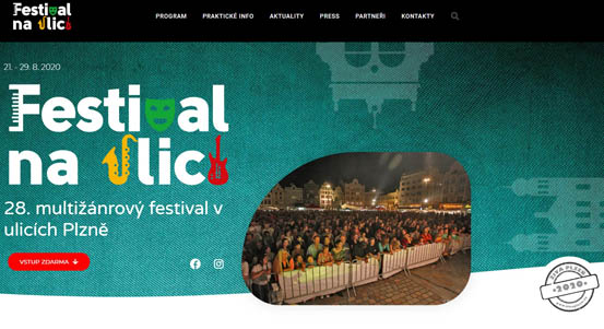 Festival na ulici začne v pátek 21. srpna. Uvítá rockové i trampské legendy