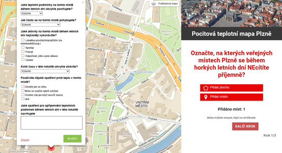 Občané mohou pomoci s tvorbou teplotní mapy Plzně