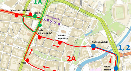 Oprava tramvajové trati ve Skvrňanské si vyžádá výluku tramvají