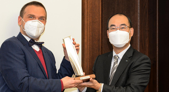 Primátor Martin Baxa přijal generálního ředitele společnosti Doosan Škoda Power Sukjoo Kanga