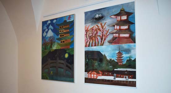 Děti malovaly Japonsko