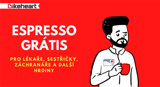 Cyklisté zvou zdravotníky na kávu