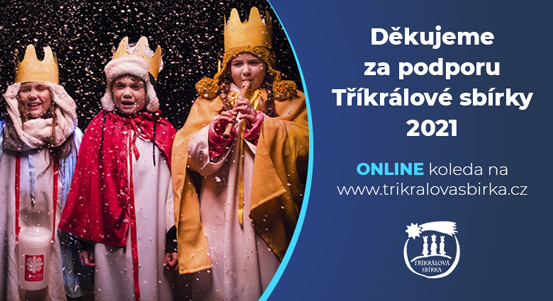 Charita České republiky děkuje za podporu Tříkrálové sbírky, koleduje se až do konce dubna