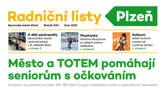 Přečtěte si únorové Radniční listy