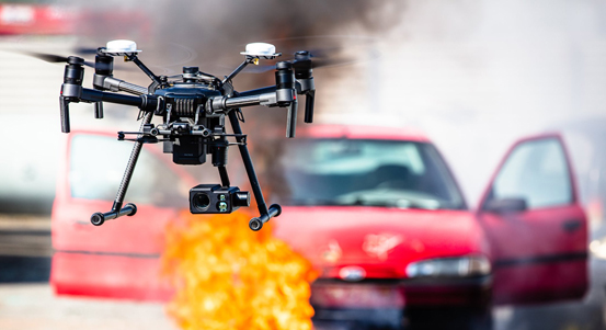 Plzeňští dronaři bilancují, v loňském roce výrazně přibylo výjezdů s IZS