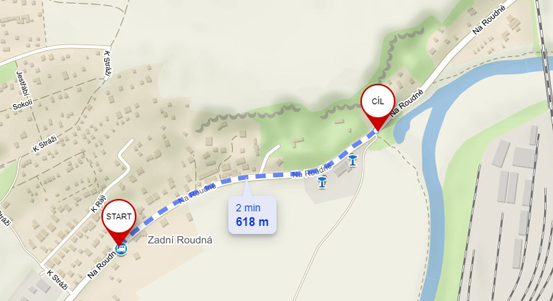 Vozovka ulice Na Roudné je opravena, od pátku 23. dubna po ní mohou jezdit motoristé i MHD