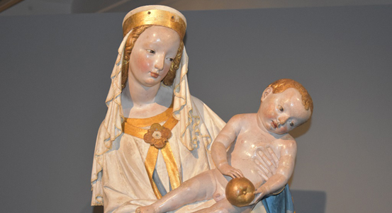 Na výstavu s originálem Plzeňské madony je nutné zakoupit časovou vstupenku