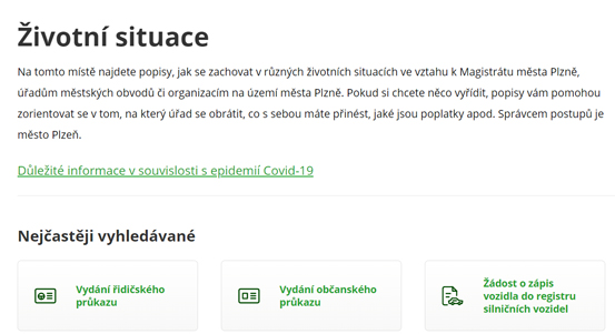 Plzeň spustila vylepšenou verzi Elektronického portálu občana