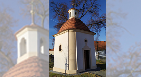 Barokní kaple na božkovské návsi prošla opravou