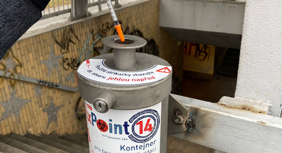 Plzeň nainstalovala kontejnery na použitý injekční materiál