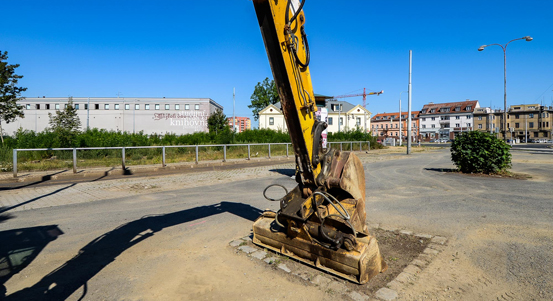 Plzeň začíná stavět novou vstupní bránu do Borského parku v prostoru bývalé točny konečné tramvaje číslo 4