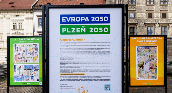 V jaké Evropě chtějí děti žít? To ukazuje výstava na náměstí Republiky