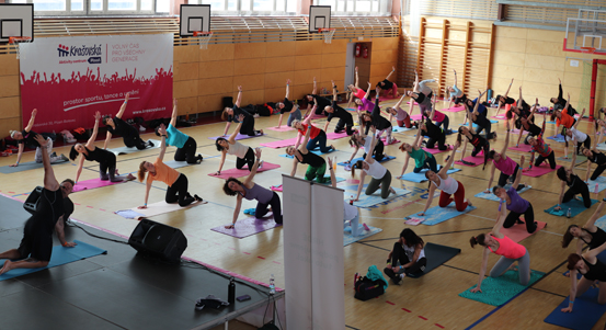 Stovka sportovců rozhýbala Krašovskou. Konal se tam Festival kondice