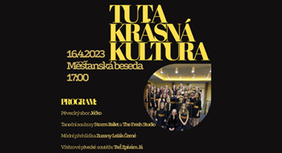 Měšťanská beseda zve na benefiční galakoncert. Výtěžek je určen pro projekt Díky dětem